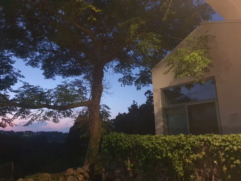 [Jocheon, Jeju] Fantastic sunset outside the window of Seonheul Jungsangan duplex pension 20