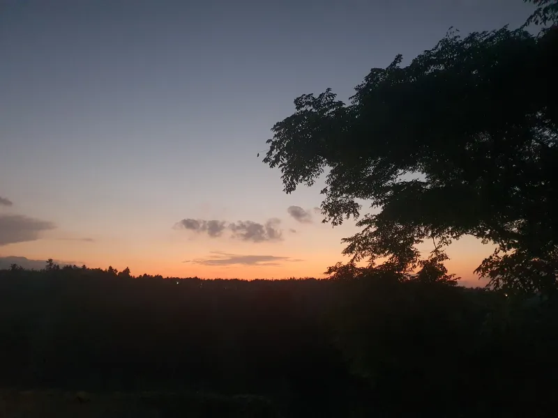 [Jocheon, Jeju] Fantastic sunset outside the window of Seonheul Jungsangan duplex pension 21