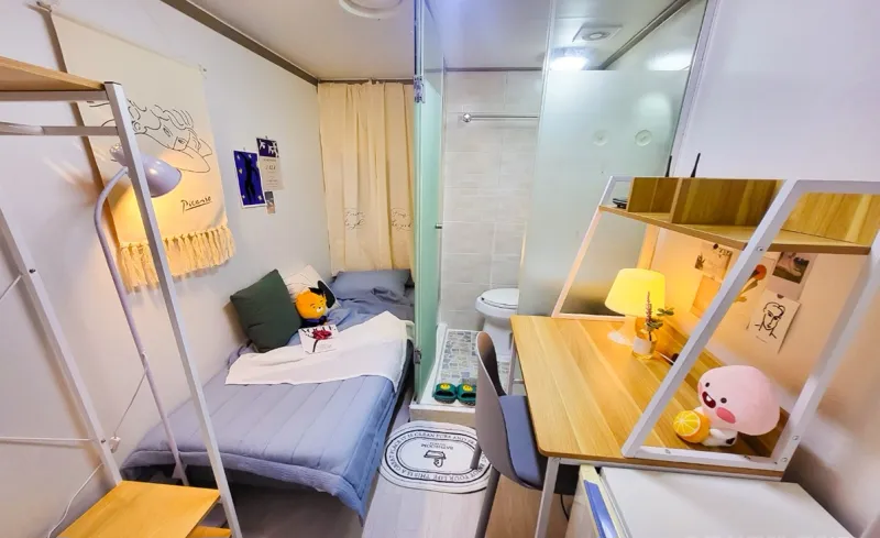[Gwangjin, Seoul] A cozy room with a private bathroom near Gunja Station 3
