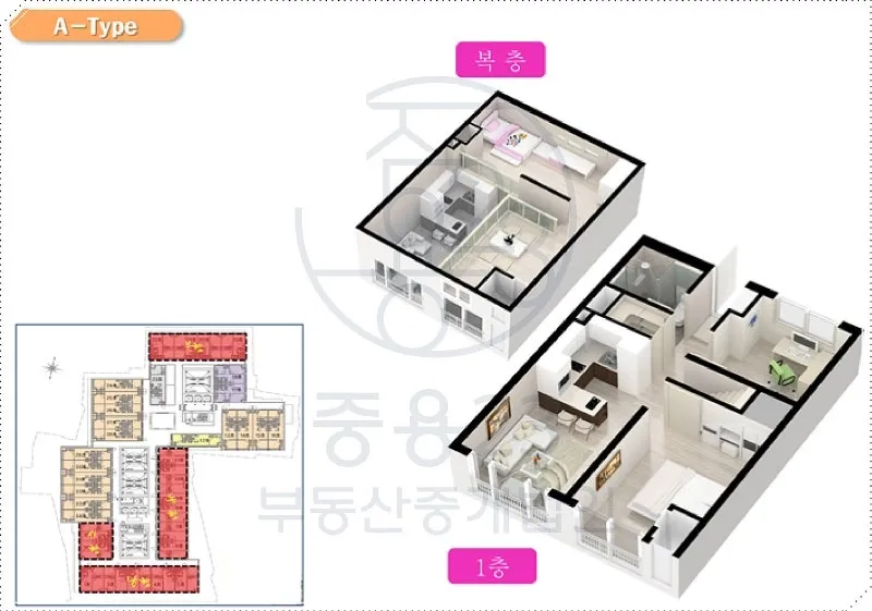 [대구 중구] 동성로 고급스런 복층 오피스텔(룸3,풀옵) 25