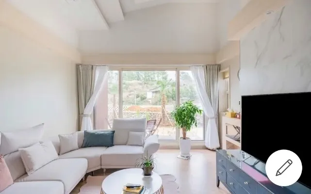 [Aewol, Jeju] A cozy, white-toned, three-room, two-story house with a private pool. 30