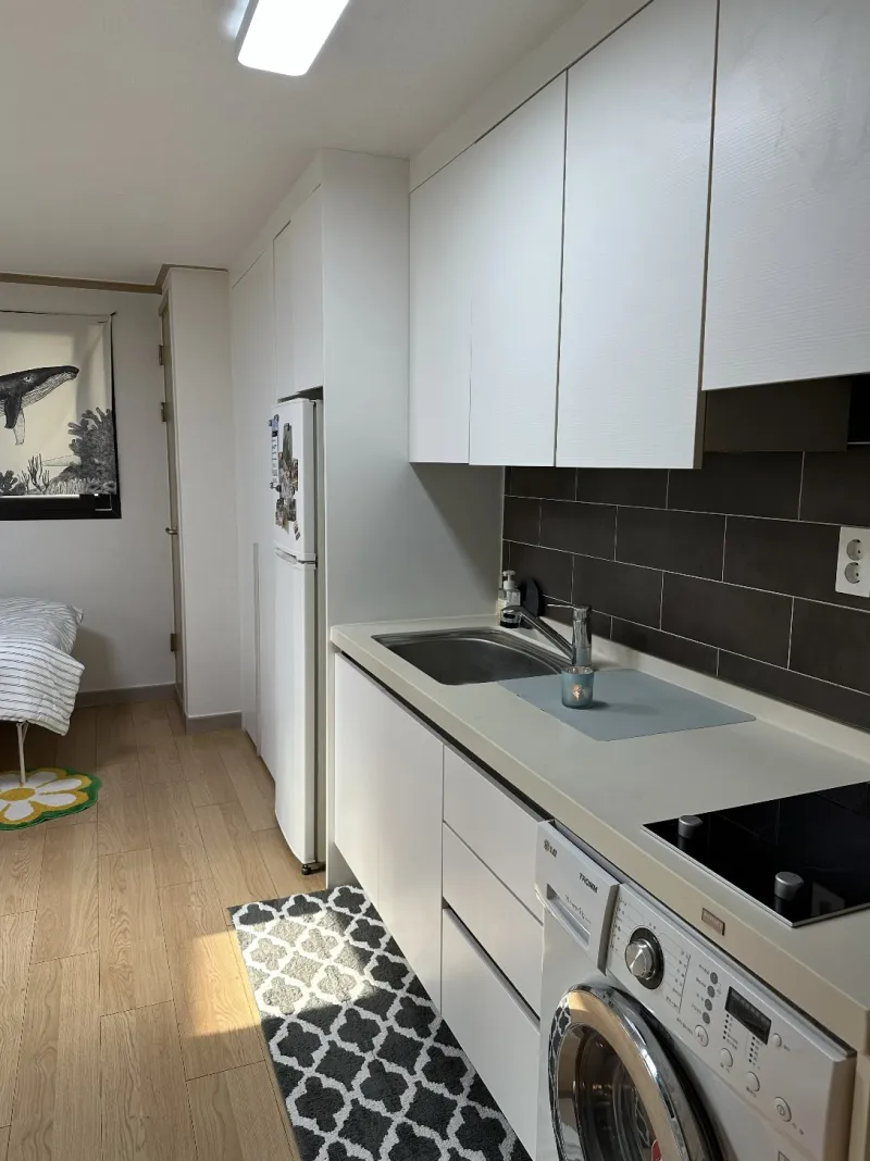 [Seodaemun, Seoul] Fully furnished studio apartment within walking distance of Myongji University and Jeungsan Station, with free parking on the second floor. 8