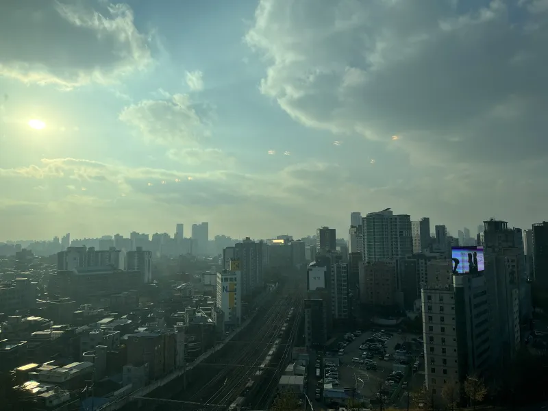 [Yeongdeungpo, Seoul] 30-second Saetgang/Yeouido view high-rise panorama from Singil Station 9