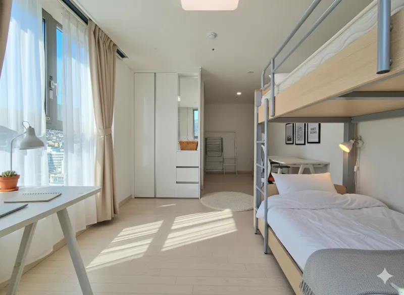 [Seo-gu, Busan] A women-only share house a 1-minute walk from Dongdaesin-dong Station. 2