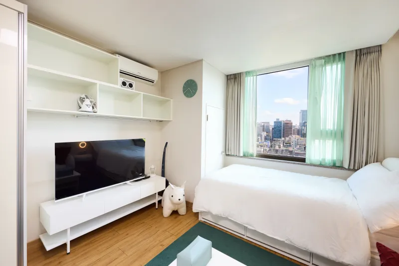 [Gangnam, Seoul] A beautiful one-room apartment right next to Bongeunsa Temple, 30 seconds from Samseong Central Station. 3