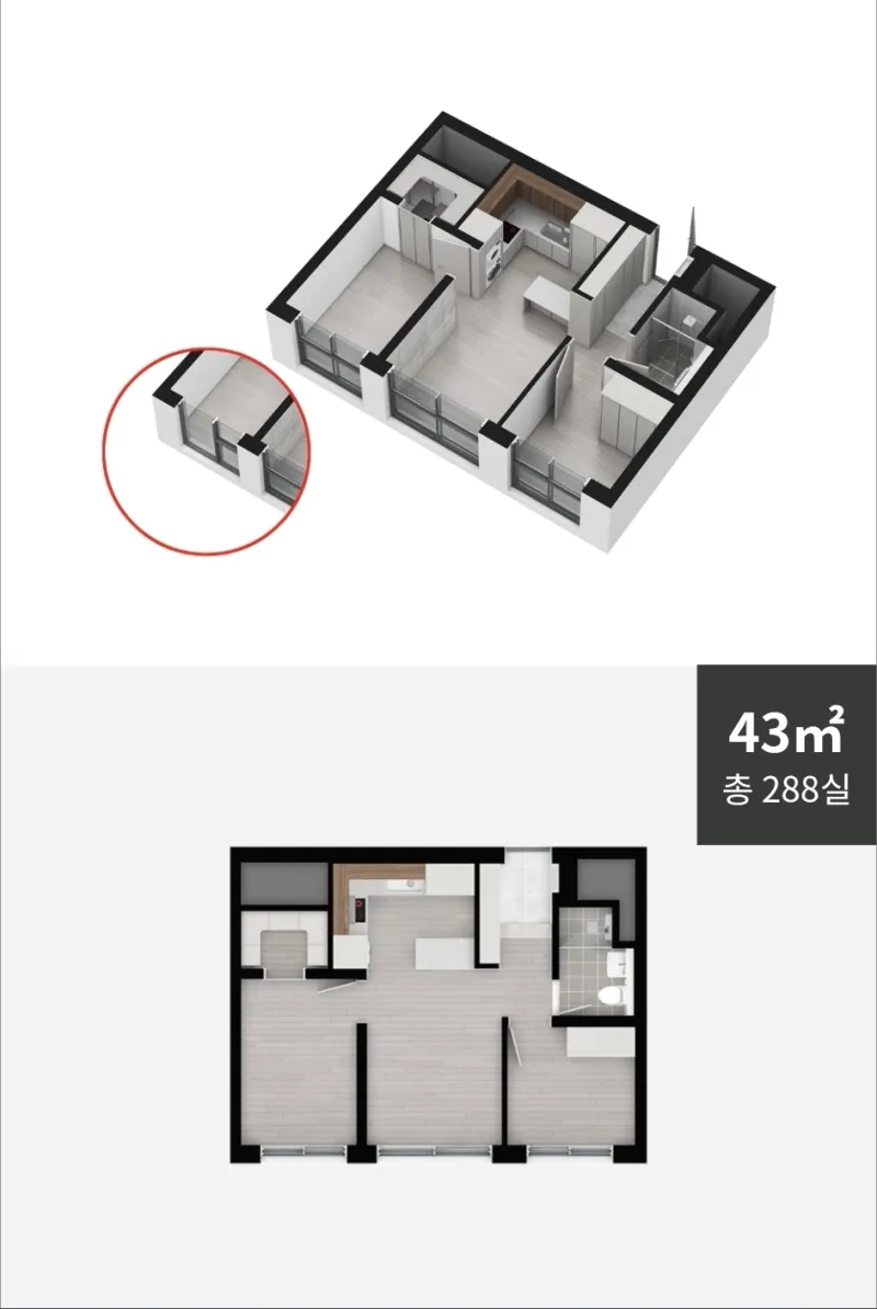 [Seohae, Incheon] Cheongna International City Station Two-Room Apartment in Top Condition 19