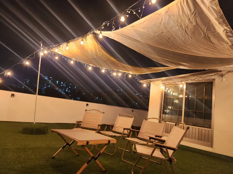 [Seongbuk, Seoul] Modern 3-room apartment, 5 minutes walk from subway station + emotional camping rooftop 20