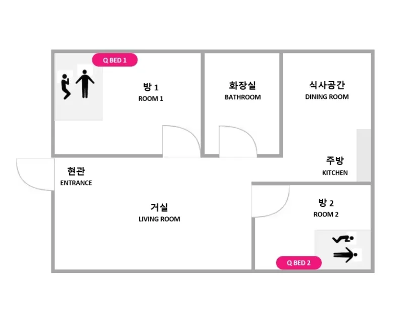[서울 성동] 성수 가족 여행 조용한 한옥 감성 투룸 23