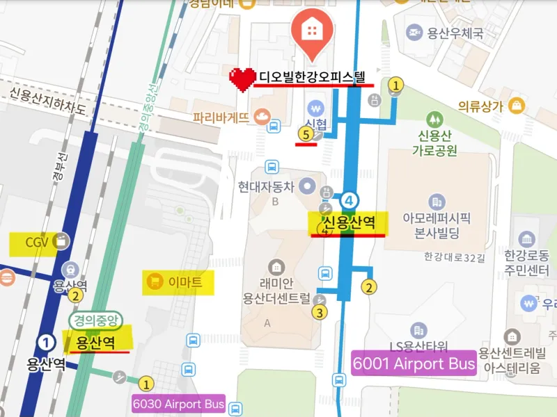 [서울 용산] 용산역/신용산역 앞 호텔st 고층 힐링뷰 20