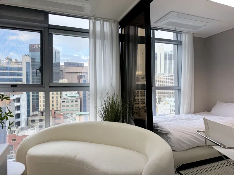 [Jung-gu, Seoul] Private 2-room apartment with a panoramic view near City Hall and Hoehyeon Station. 14