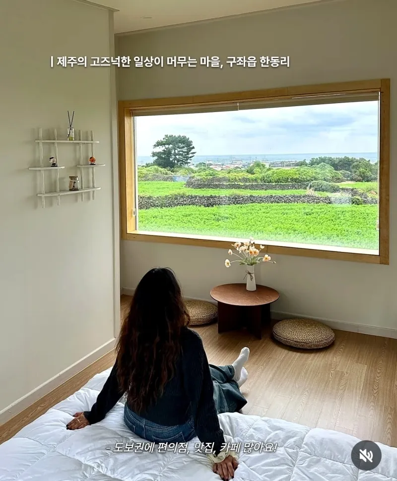 [제주 구좌] 시골마을 돌담집, 오션뷰와 자연을 느끼는 감성독채 2