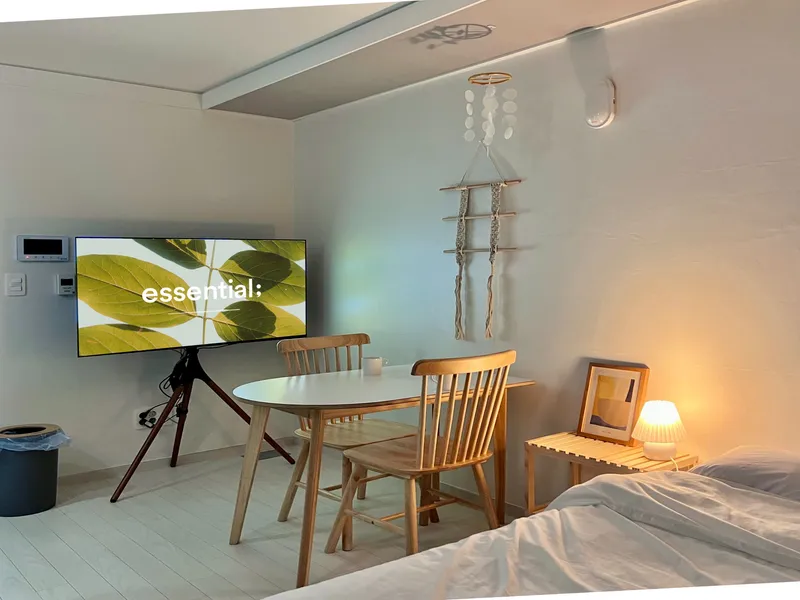 [Jung-gu, Daegu] 1 minute from Dongseong-ro/Full option/One room/Safe space/Netflix/Residence/ 28