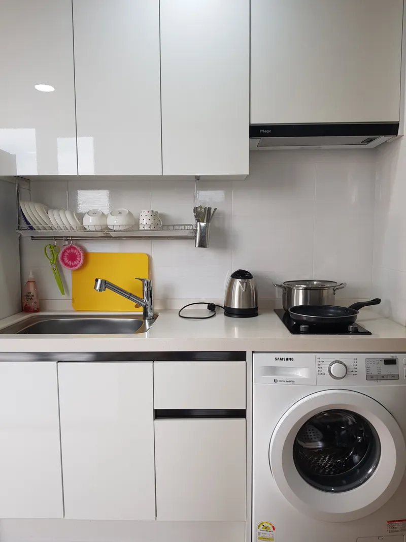 [Yongdam 2-dong, Jeju] Yongdam Airport Shortest Distance Twin Room Accommodation Laundry and Cooking Available 7