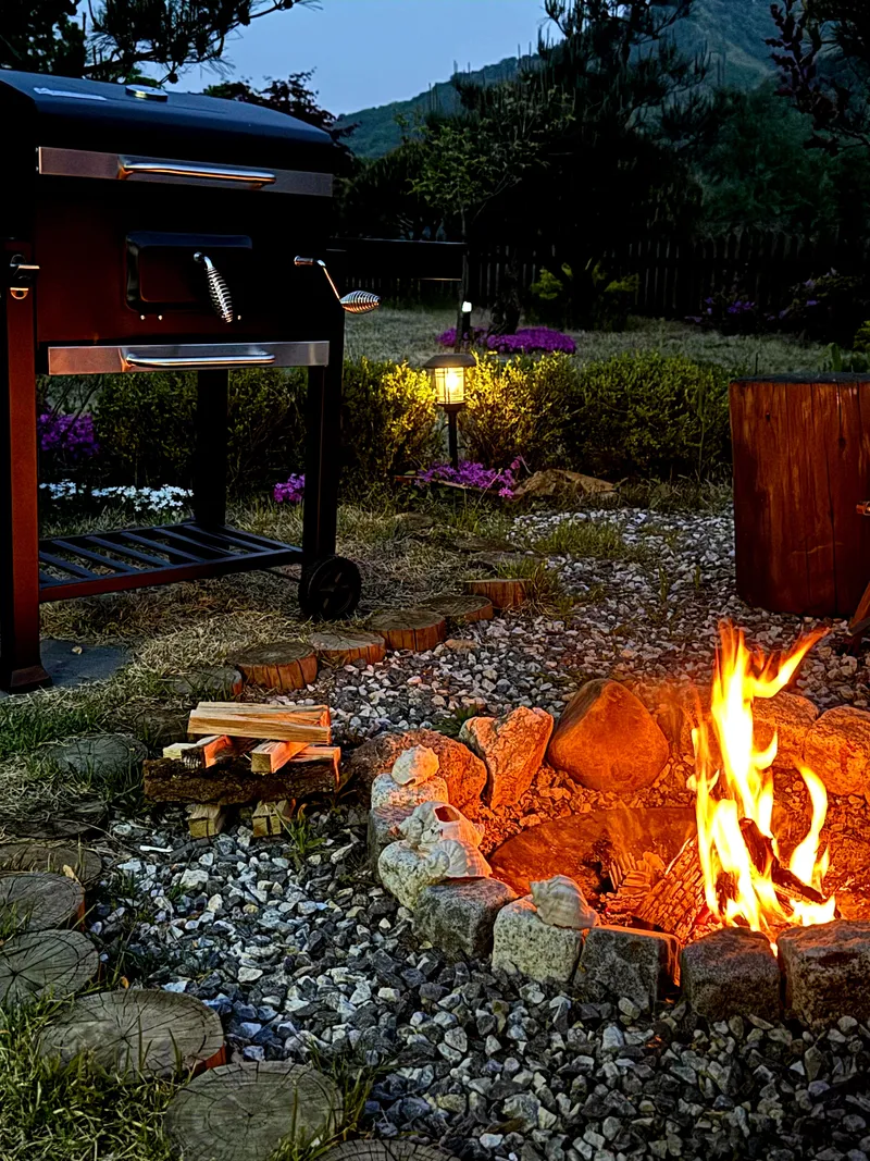 [Wonju] A restaurant with a private view in Sillim-myeon #Chiaksan #Gamaksan #private #attic #bonfire 18