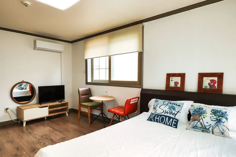[Andeok, Seogwipo] Jungmun Tourist Complex, a small and practical 2-room detached house with a yard [20 pyeong-B] 3