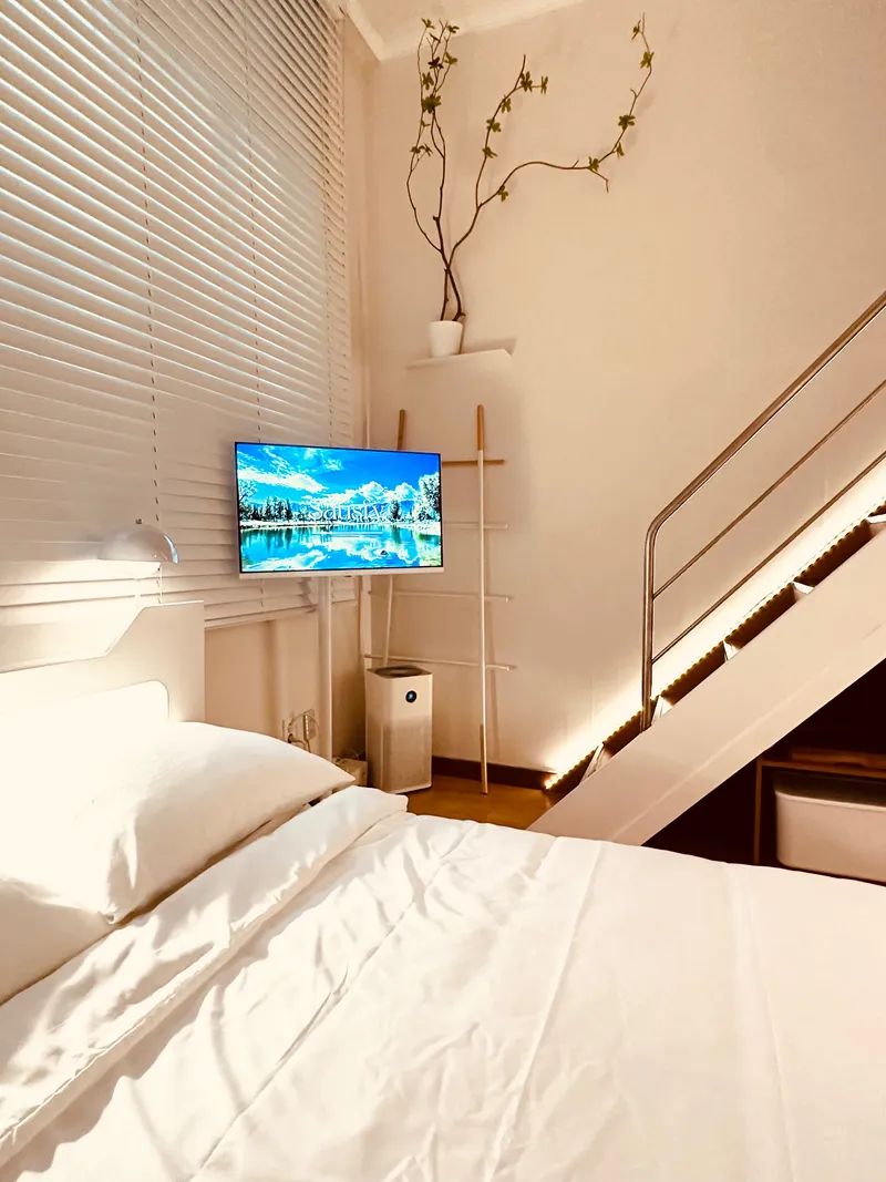[Songpa, Seoul] Samjeon Station on Line 9. Close to the station, 2-minute walk, 2 beds, 4 people! 7