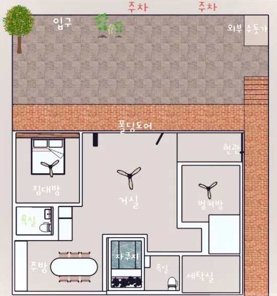 [Goseong] A detached house with a yard in front of the beach #indoor jacuzzi #fireplace 25