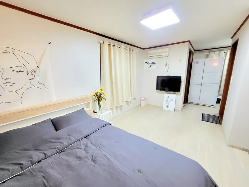 [경북 포항] 죽도동 리모델링 완료 퀸사이즈침대 단기임대 5