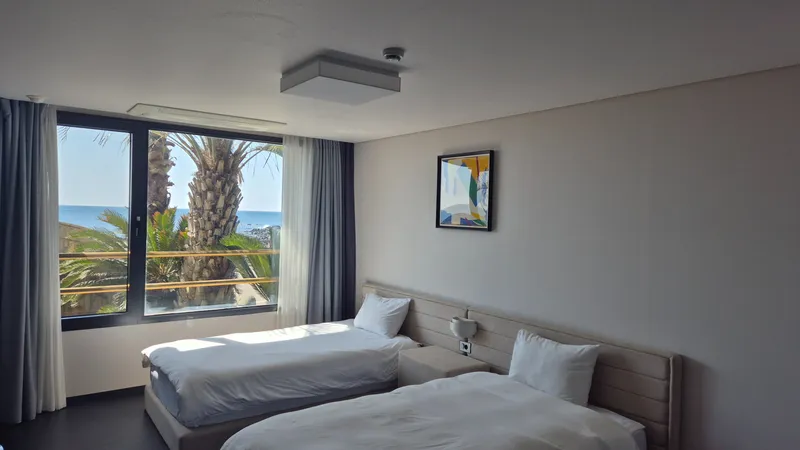 [Seongsan, Seogwipo] Ocean Gallery Premier House ☆ Panoramic ocean view in 1 second when you open your eyes ☆ 50 pyeong. 3 rooms 5