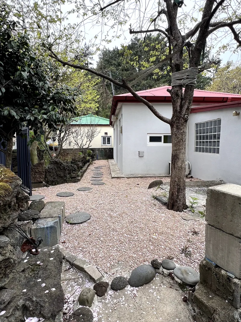 [Sangye-dong, Seogwipo][Chinese] A cozy old house with a jacuzzi on the stone wall cherry blossom road 21