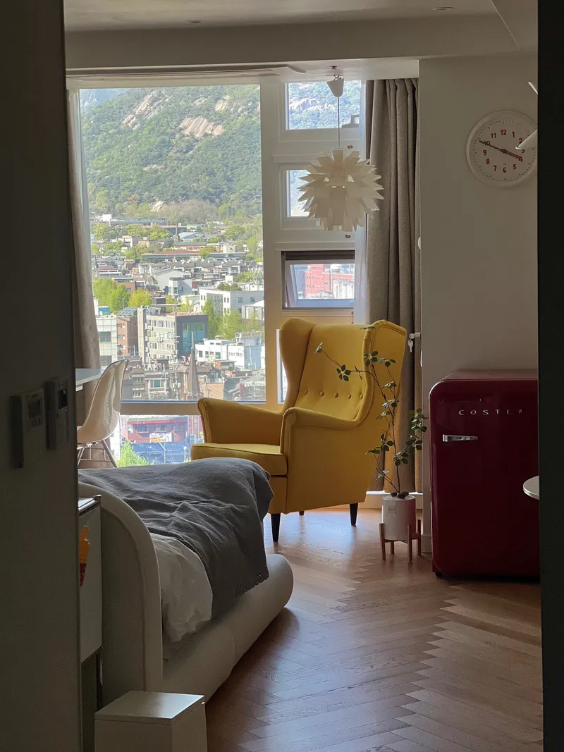 [서울 종로] 경복궁역 광화문 단기임대 북한산 전망 리모델링 숙소 2