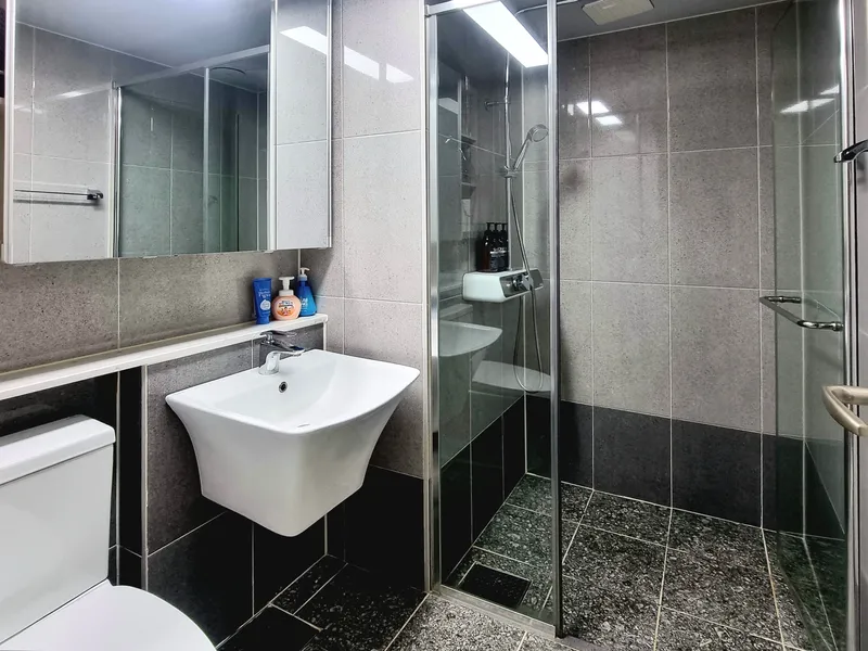 [Ansan][Ansan Bandal Island] High-rise Ocean View Two-Room Fully Furnished Queen Bed 2 Netflix Nearby Amenities Sihwa 9