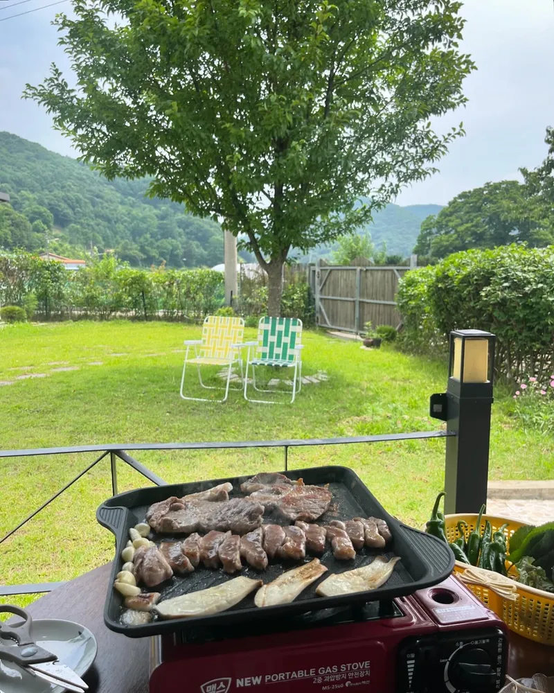 [충북 청주] 촌캉스, 130평 마당 독채, 불멍, 바베큐, 감성 14