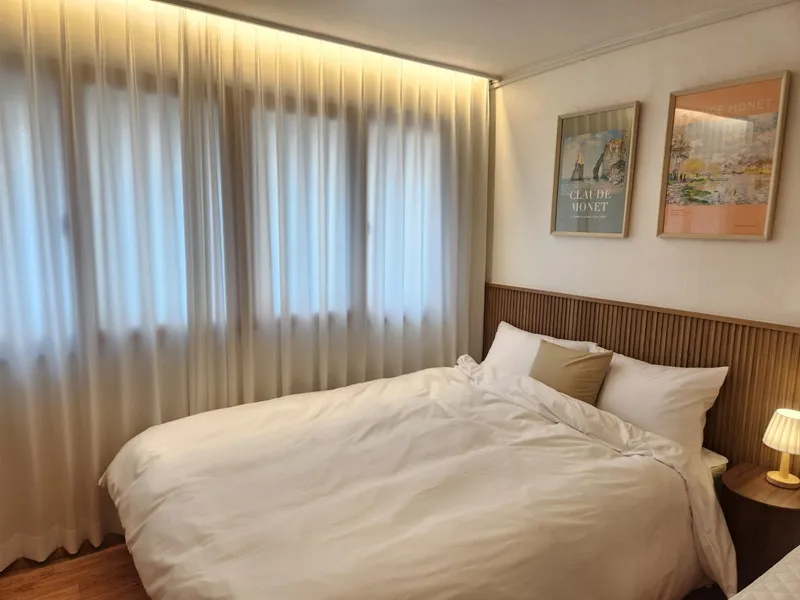 [Mapo, Seoul] 3-minute walk from Ewha Womans University Station, up to 5 people, 3 beds, fully equipped two-room with washing and drying facilities 11