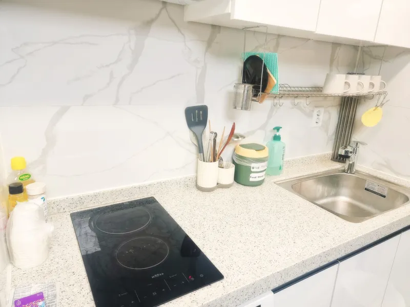 [Songpa, Seoul] Spacious and comfortable new 1-room, 1-living room in front of Heliocity, elevator parking 11