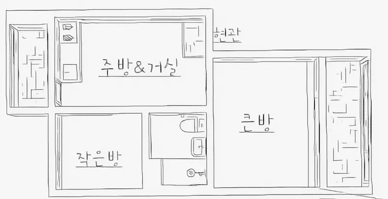 [Sokcho] Lighthouse Beach, Yeongrangho 5-minute walk away, cost-effective two-room apartment 8