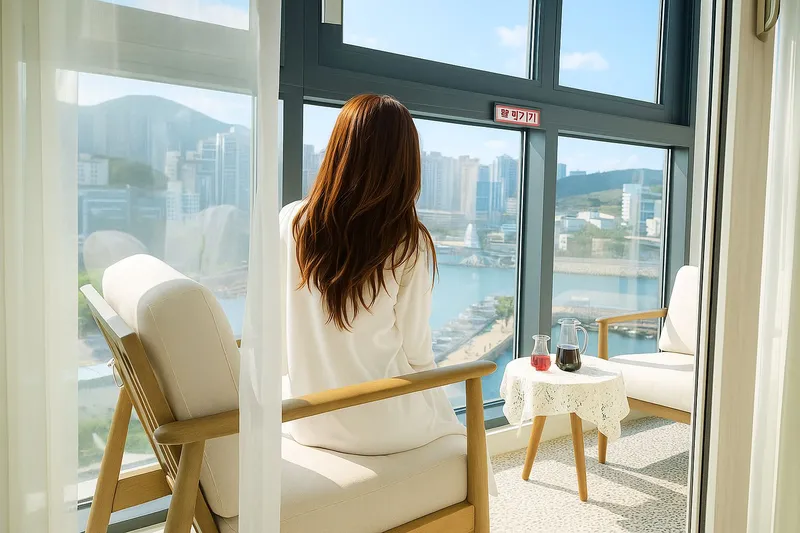 [Yeongdo, Busan] Ocean View Accommodation Stay for a month in a hotel that feels as comfortable as your own home 24