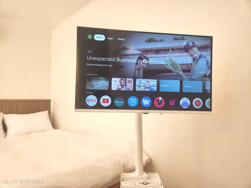 [Mapo, Seoul] 3-minute walk from Ewha Womans University Station, up to 5 people, 3 beds, fully equipped two-room with washing and drying facilities 50