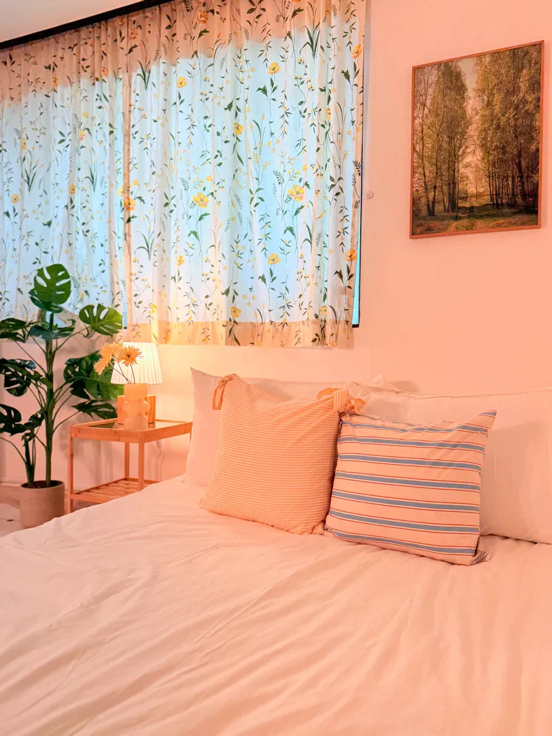 [Guro, Seoul] Fully furnished, white wood-toned two-room apartment, 10 minutes from Gaebong Station 4