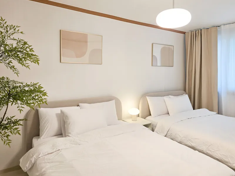 [Mapo, Seoul] 4 minutes from Gongdeok Station, 3 queen/3 single beds, business trip/family accommodation in Hongdae and Yeouido 2