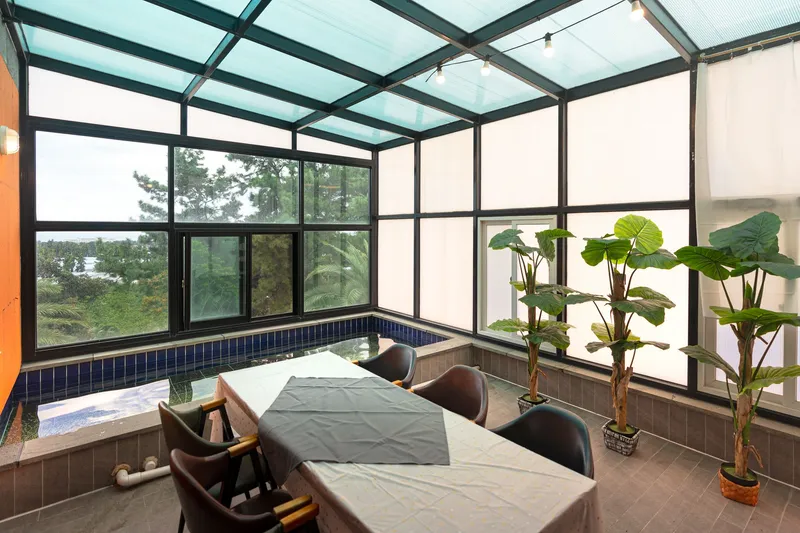 [Namwon, Seogwipo] 1 building of a two-story independent pool villa with a view of the tangerine orchard and the sea 85