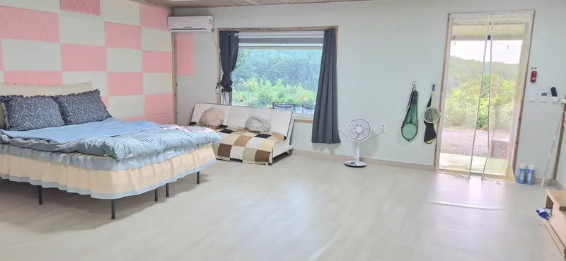 [강원 양양] 하조대IC3분레트로갬성#마당넓은애견동반#불멍바베큐화로별빛 2