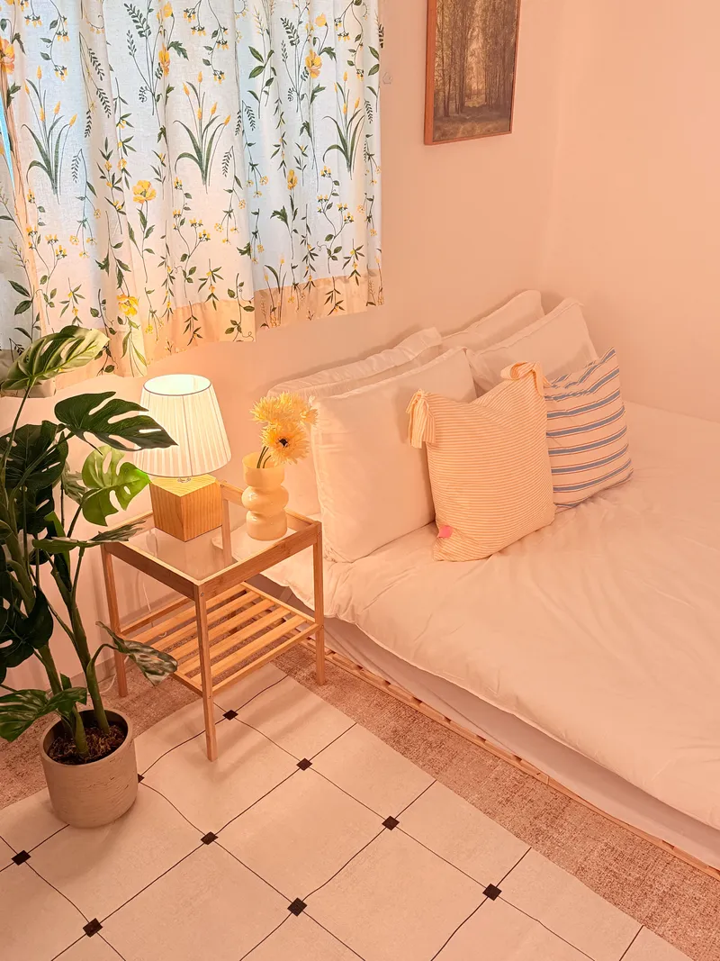[Guro, Seoul] Fully furnished, white wood-toned two-room apartment, 10 minutes from Gaebong Station 2