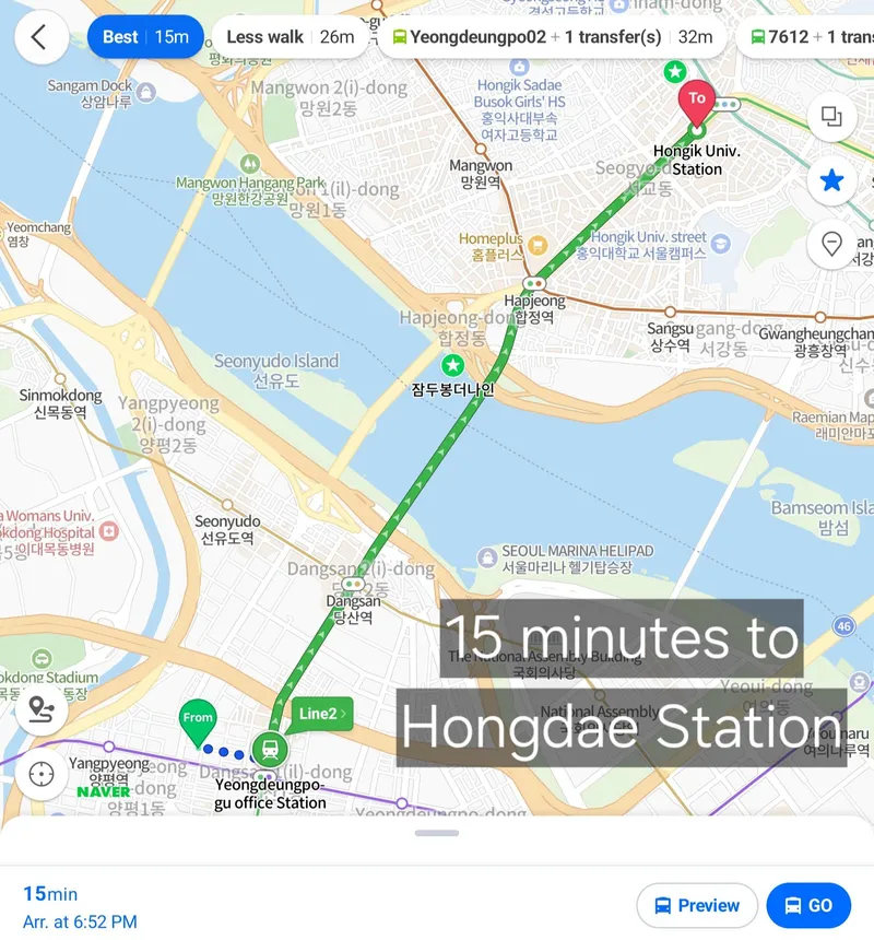 [Yeongdeungpo, Seoul] Two Room, 5-minute walk from Yeongdeungpo-gu Office Station (Lines 2 and 5) 22