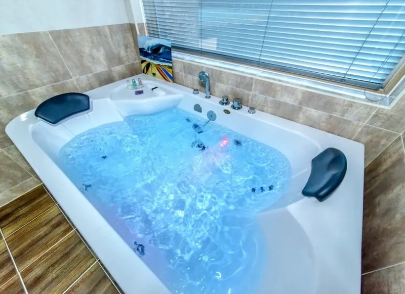 [Namwon, Seogwipo][Room 203] Spacious 2-person spa with cool view terrace and cool duplex 24