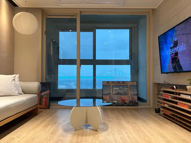 [부산 수영] 파노라마 오션뷰 24평아파트. #공간디자이너‘s 감성숙소 3