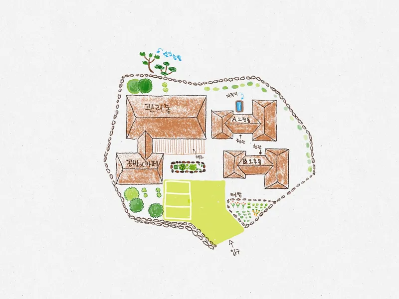 [Gujwa, Jeju] A Slow Dong_Jacuzzi Accommodation_ Stone Wall Field Wall Quiet Village View/Independent House/Breakfast 4