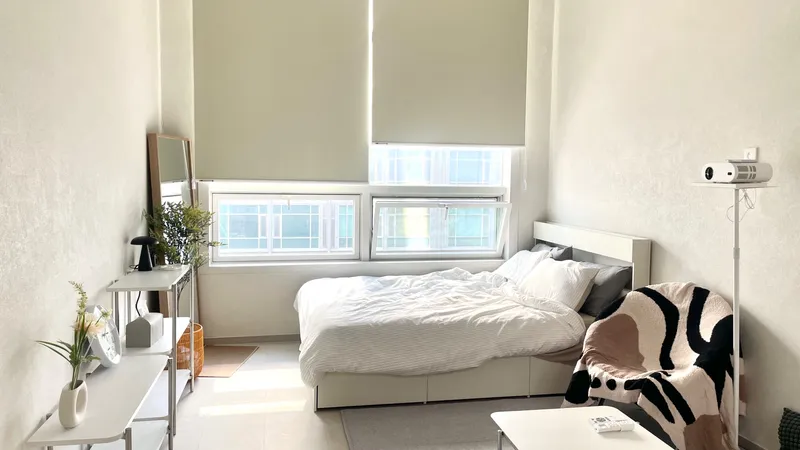 [부산 해운대] #장산역1분#해운대옆#역세권#감성복층#장기출장#풀옵션 9