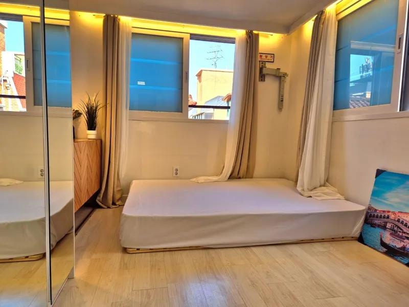 [Dongjak, Seoul][Seoul Sadang] Sadang Station 1.5-Room, 15 Minutes to Gangnam / Queen Bed, 3rd Floor, D3 3