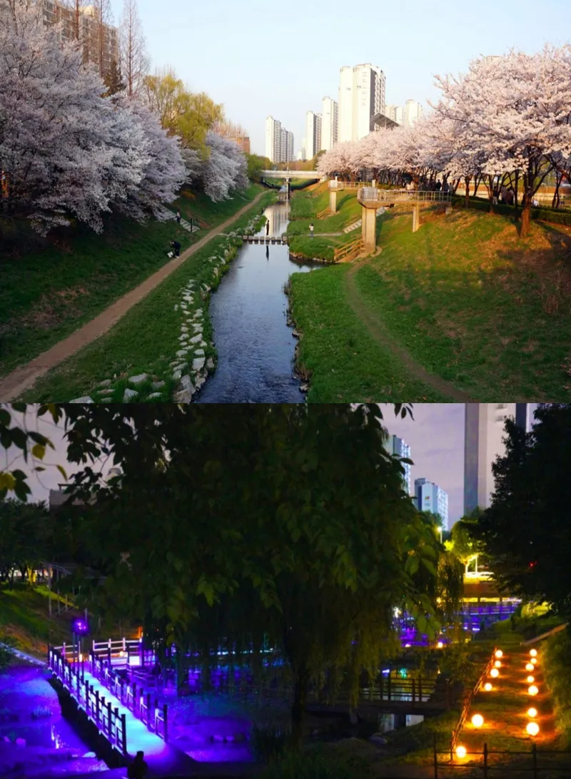[인천 부평] 부평구청/굴포천역 역세권 전망맛집3  #수변공원 산책 힐링 12