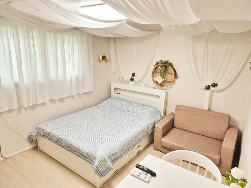[Gwangjin, Seoul] Gunja. Konkuk University. Junggok Station 1 min/2 rooms/4 people possible 4
