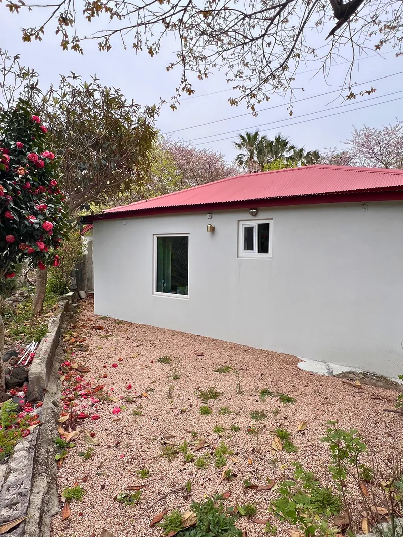 [Sangye-dong, Seogwipo][Chinese] A cozy old house with a jacuzzi on the stone wall cherry blossom road 22