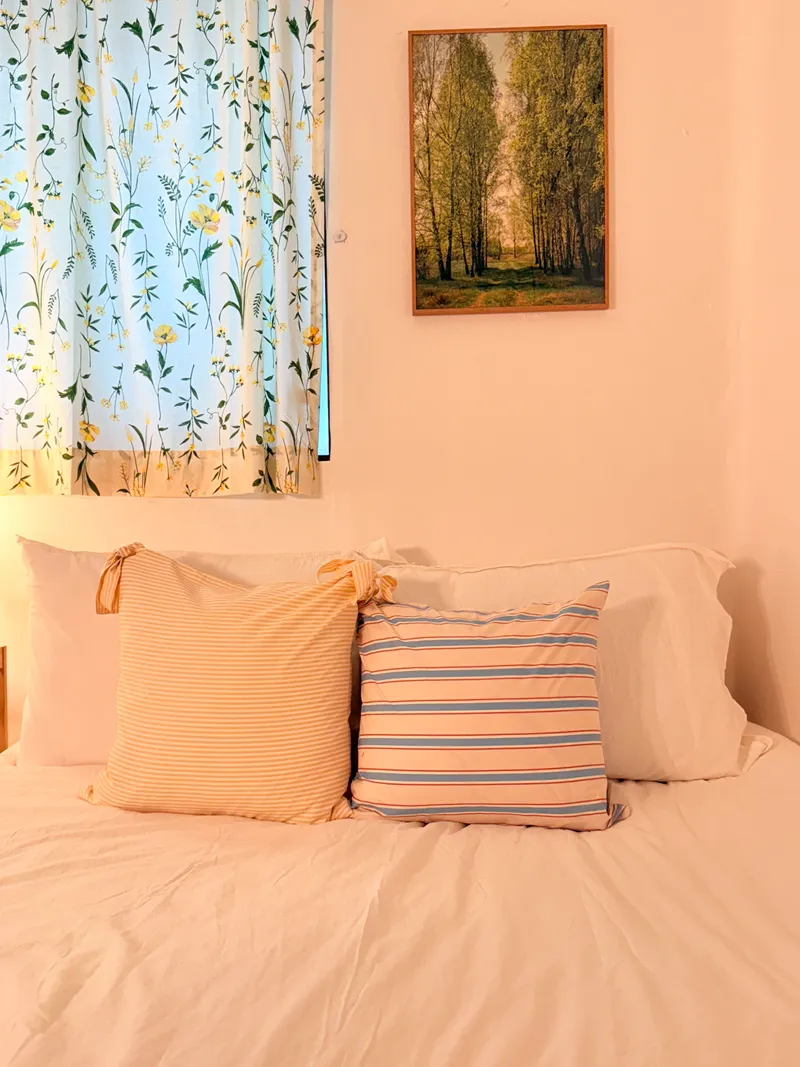 [Guro, Seoul] Fully furnished, white wood-toned two-room apartment, 10 minutes from Gaebong Station 5