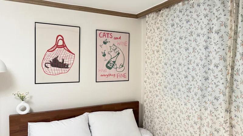 [Seodaemun, Seoul] Fully furnished two-room apartment near Hongik University Station 7