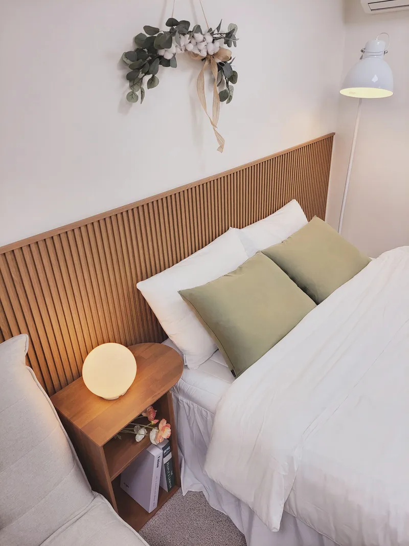 [Busanjin, Busan][Near Seomyeon] Cozy Wood / Cooking Available / High-rise Night View / Bathtub / Jeonpo Cafe Street 2