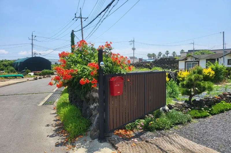 [Gujwa, Jeju] Woljeong Olle-gil Farmhouse #Wide Yard #Camping #5 Minutes to the Beach #Stone Wall #Parking Lot 16